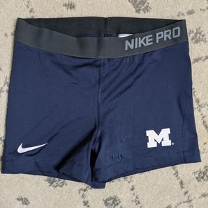 Nike Pro Dri-Fit Michigan Shorts Size M